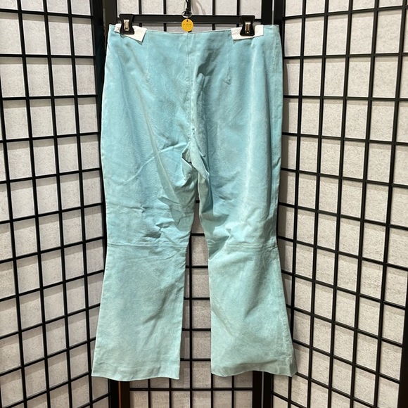 Vintage Alice Blue Light Blue Leather Pants SZ XXL - Picture 3 of 3